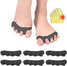 Tåspridare i silikon för Hallux Valgus (6-pack)