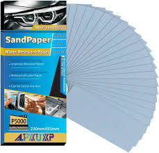 ALPXUXP Sandpapper 5000 Korn - 30 Stycken Svart Wet & Dry