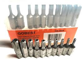 GOBEST Magnetisk Torxskruvmejselbits 10-pack