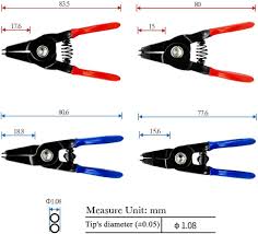 SPEEDWOX Mini Snappring Tång Set - 4 st Precisionverktyg