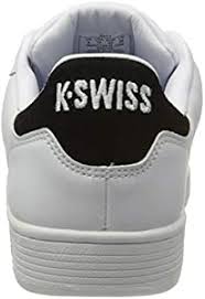 K-Swiss Herr Clean Court II Sneaker - Vit/Svart Kohud