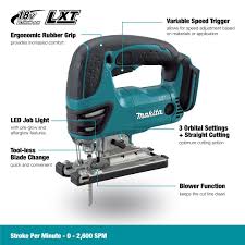 Makita DJV180Z Trådlös Kontursåg 18 V - Blå/Svart/Silver