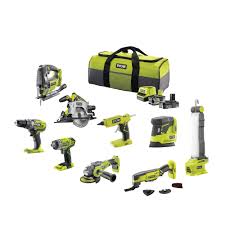 Ryobi 18 V ONE+ Sladdlös Kombiset - 9 Delar