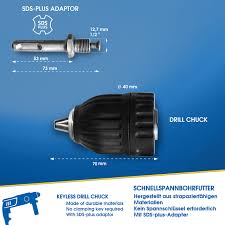 Snabbverkande Borrchuck 2-13mm med SDS-adapter