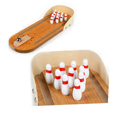 SAFIGLE Mini Bowling Set - Bordsspel för Barn och Föräldrar