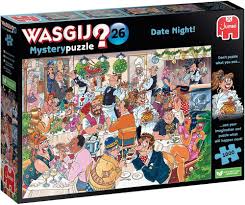 Jumbo Wasgij Mystery 26: Date Night! - 1000 Bitars Pussel