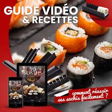 Sushi Maki Set med Videoguide och Recept – Perfekt Present!