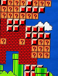 Style3 Bros Nivå T-shirt för Barn - 8 Bit Mario