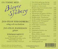 En Timme med Birger Sjöberg - CD & Vinyl