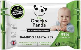 Cheeky Panda Nedbrytbara Babyservetter - 64 Stycken