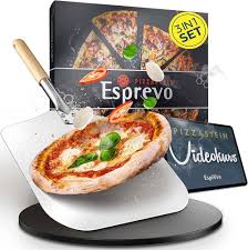 Esprevo® Rund Pizzasten 33 cm för Grill och Ugn