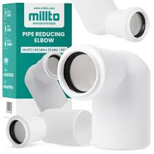 Millto™ Reducerare Båge 50x32 mm 90° Vit