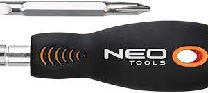 Neo Tools Extra Kort Skruvmejsel - Phillips & Platt