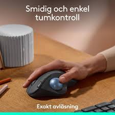 Logitech ERGO M575 – Trådlös mus med styrkula